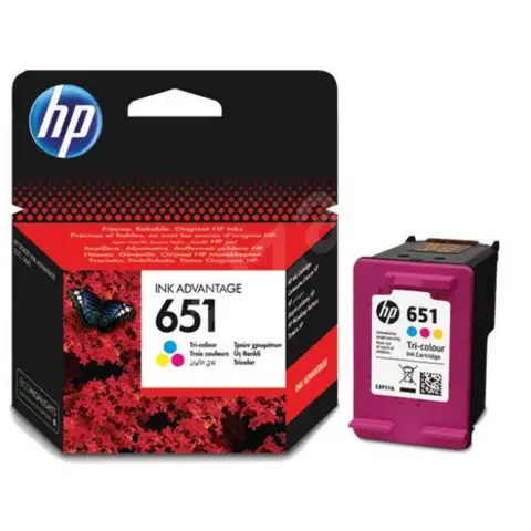 Tusz HP 651 / C2P11AE Kolor do drukarek (Oryginalny)